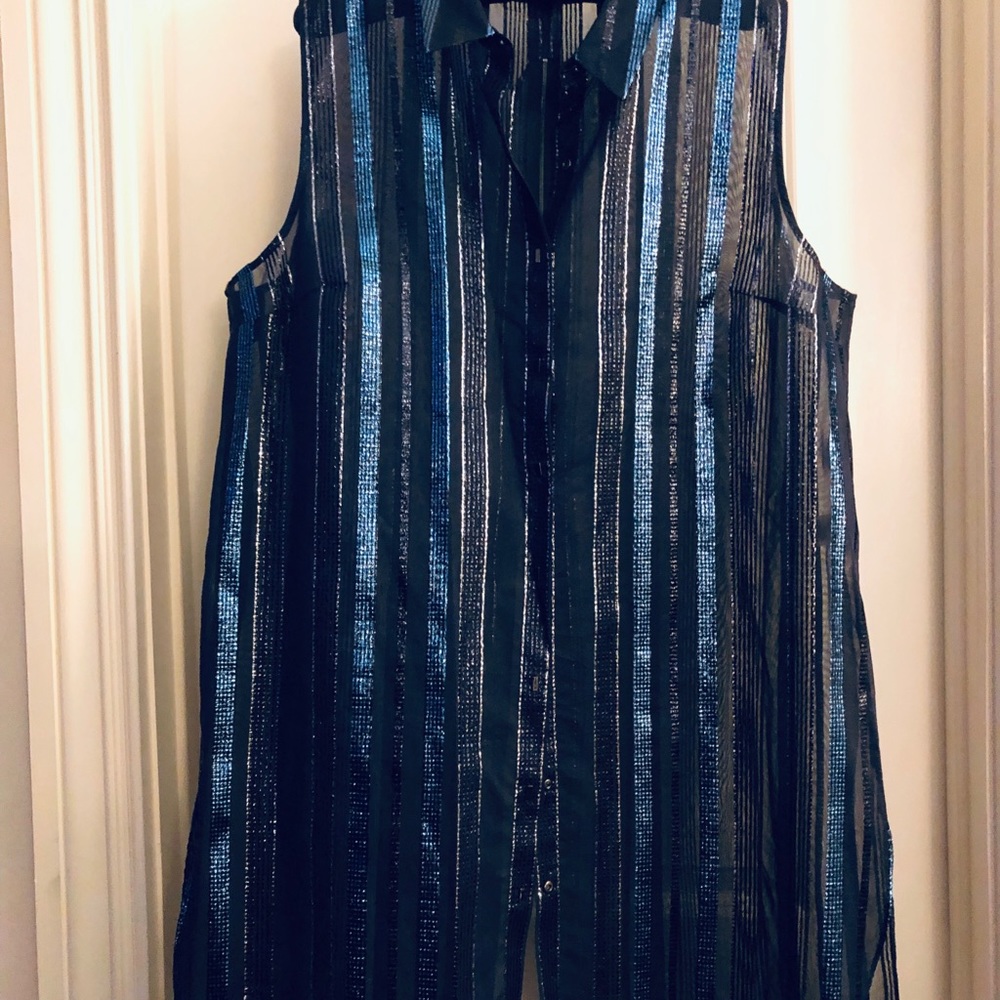 Elie Tahari “Divitra” Sleeveless Tunic